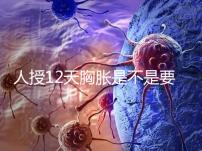 人授12天胸脹是不是要來例假了難說，脹痛嚴重請驗孕