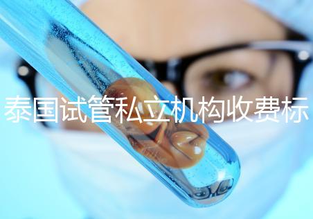 泰國試管私立機構收費標準公開，收費透明，可靠