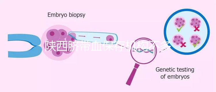 陜西臍帶血保存機構不多，咸陽想自存請準備好費用去合肥