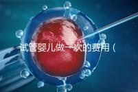試管嬰兒做一次的費(fèi)用（試管嬰兒做一次的費(fèi)用是多少）