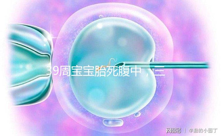 39周寶寶胎死腹中,三代試管嬰兒也拯救不了的胎停流產(chǎn)
